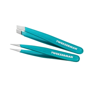 Majestic Turquoise Micro Mini Slant Tweezer and Point Tweezer