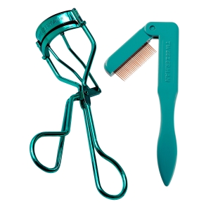 Majestic Turquoise Lash Curler and Lash comb