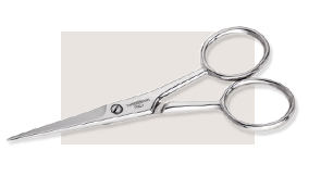 Stainless Steel Facial Scissors for Men